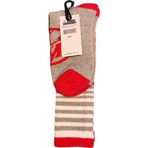 METAL MULISHA Shenanigans Crew Socks - Red/Gray/White